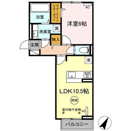 D-ROOM　ALBAの物件間取画像